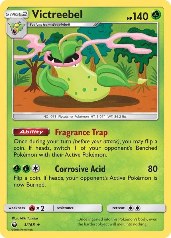 Victreebel 3/168 Holofoil SM – Celestial Storm