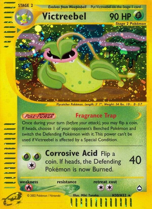 Victreebel (H30) H30/H32 Holofoil Aquapolis