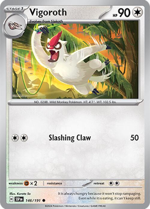 Vigoroth 146/191 Normal SV08: Surging Sparks Vigoroth 146/191 Normal SV08: Surging Sparks