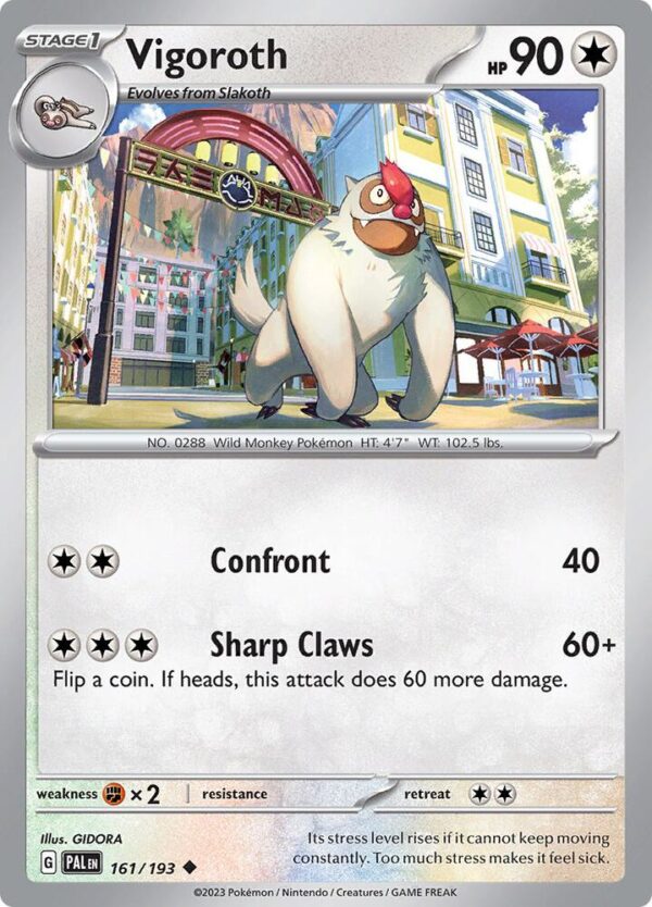 Vigoroth 161/193 Normal SV02: Paldea Evolved