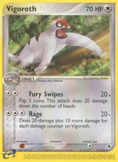 Vigoroth 47/109 Normal Ruby and Sapphire
