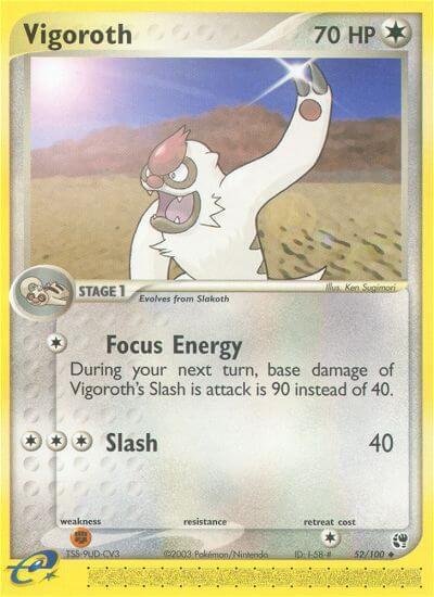 Vigoroth 52/100 Normal Sandstorm Vigoroth 52/100 Normal Sandstorm
