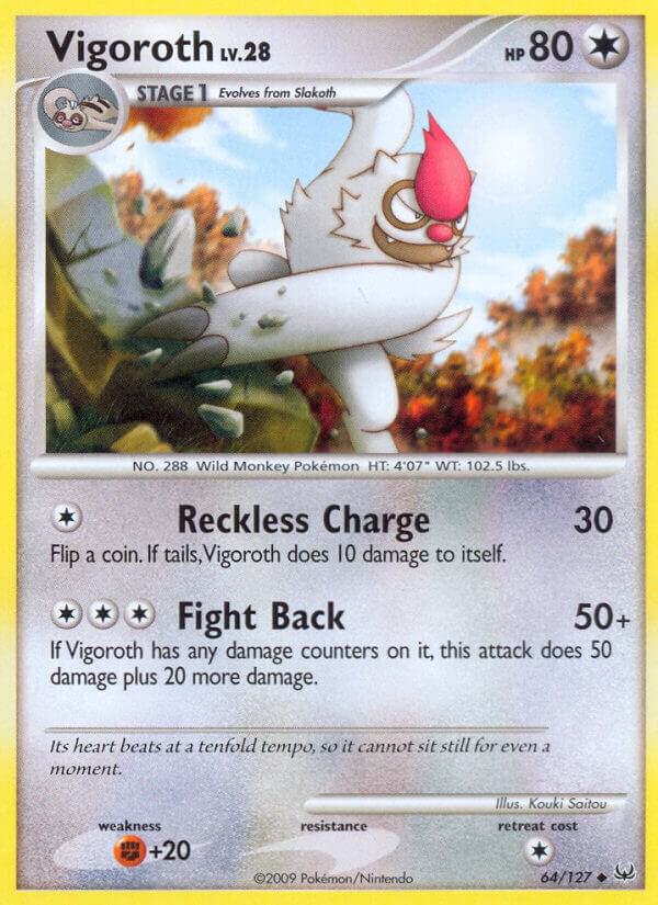 Vigoroth 64/127 Reverse Holofoil Platinum