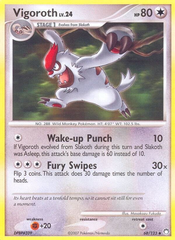 Vigoroth 68/123 Normal Mysterious Treasures