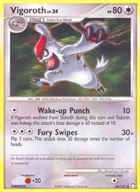 Vigoroth | 68/123 | Reverse Holofoil | Mysterious Treasures
