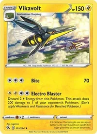 Vikavolt | 101/264 | Reverse Holofoil | SWSH08: Fusion Strike