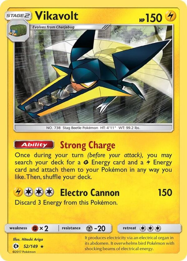 Vikavolt 52/149 Holofoil SM Base Set