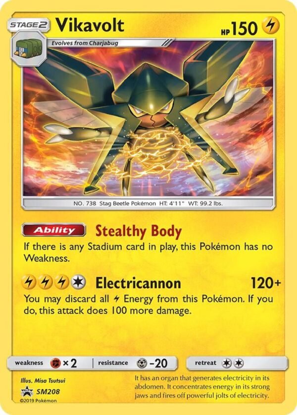 Vikavolt SM208 Holofoil SM Promos Vikavolt SM208 Holofoil SM Promos