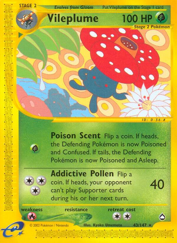 Vileplume 043/147 Normal Aquapolis Vileplume 043/147 Normal Aquapolis