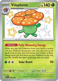 Vileplume | 094/091 | Holofoil | SV: Paldean Fates