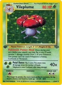 Vileplume (15) | 15/64 | Unlimited Holofoil | Jungle Vileplume (15) | 15/64 | Unlimited Holofoil | Jungle