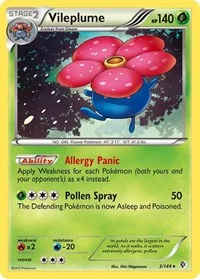 Vileplume | 3/149 | Holofoil | Boundaries Crossed