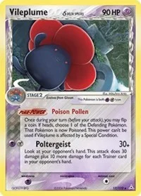 Vileplume (Delta Species) | 17/110 | Reverse Holofoil | Holon Phantoms