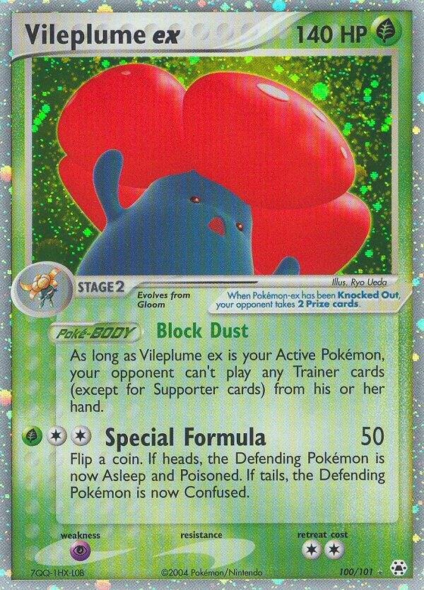 Vileplume ex 100/101 Holofoil Hidden Legends