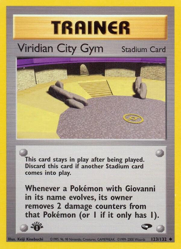 Viridian City Gym 123/132 1st Edition Gym Challenge