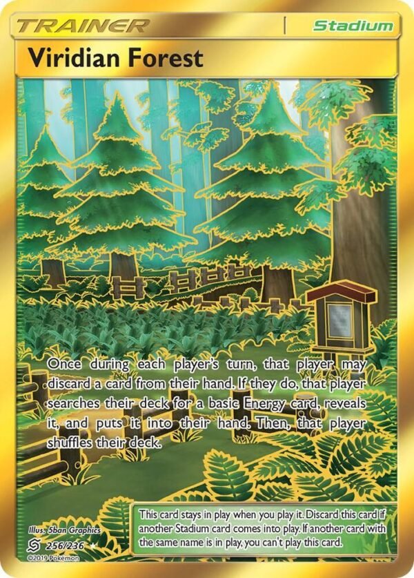 Viridian Forest (Secret) 256/236 Holofoil SM – Unified Minds