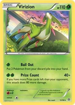 Virizion 12/98 012/098 Normal Deck Exclusives