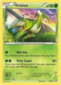 Virizion | 12/98 | Holofoil | XY - Ancient Origins