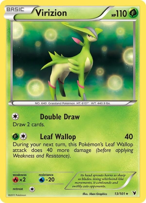 Virizion 13/101 Reverse Holofoil Noble Victories