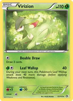 Virizion 15/113 015/113 Normal Deck Exclusives
