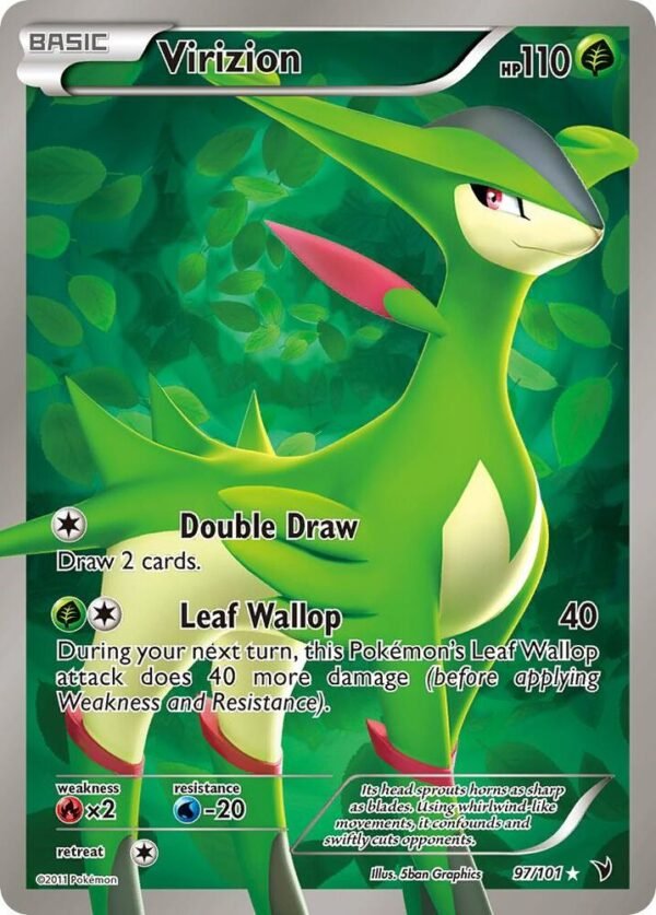 Virizion (Full Art) 97/101 Holofoil Noble Victories