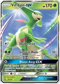 Virizion GX | 34/214 | Holofoil | SM - Lost Thunder