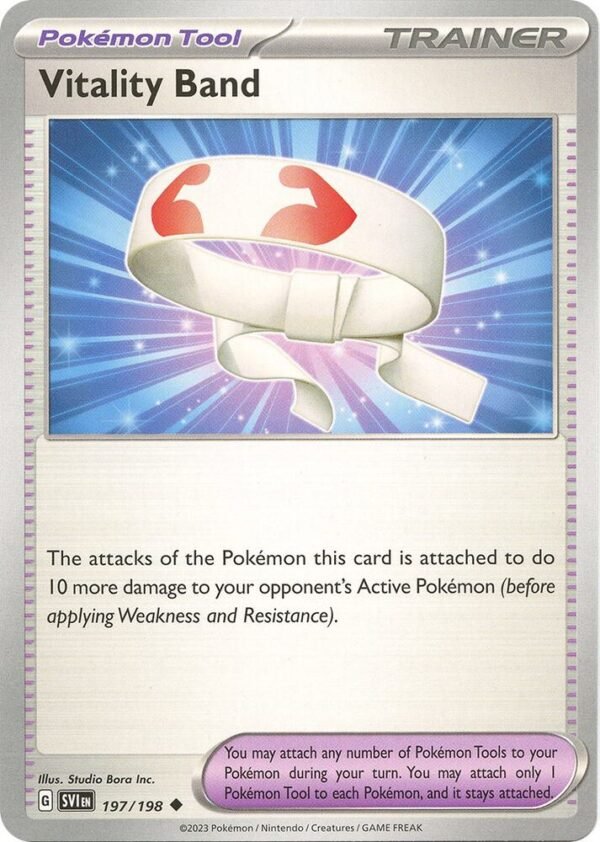 Vitality Band 197/198 Reverse Holofoil SV01: Scarlet & Violet Base Set
