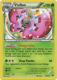 Vivillon | 15/162 | Reverse Holofoil | XY - BREAKthrough Vivillon | 15/162 | Reverse Holofoil | XY - BREAKthrough