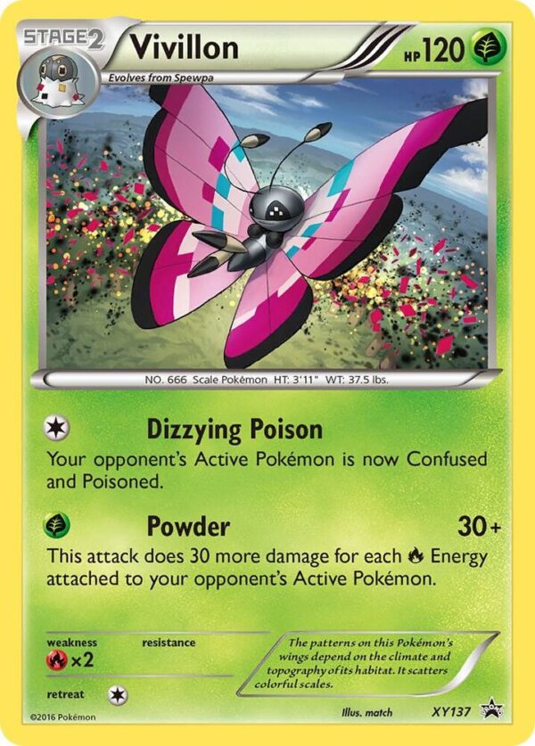 Vivillon XY137 Holofoil XY Promos
