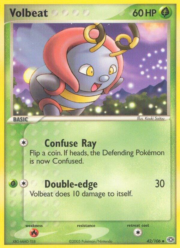 Volbeat 42/106 Reverse Holofoil Emerald Volbeat 42/106 Reverse Holofoil Emerald