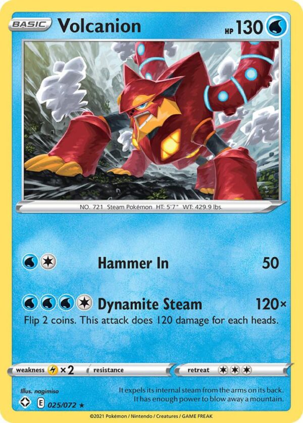 Volcanion 025/072 Reverse Holofoil Shining Fates