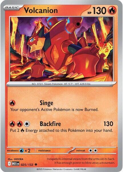 Volcanion 025/132 Normal ME01: Mega Evolution