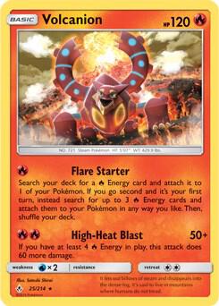 Volcanion 25/214 025/214 Normal Deck Exclusives