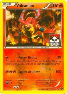 Volcanion | 25/114 (Pokemon League) | 025/114 | Reverse Holofoil | League & Championship Cards