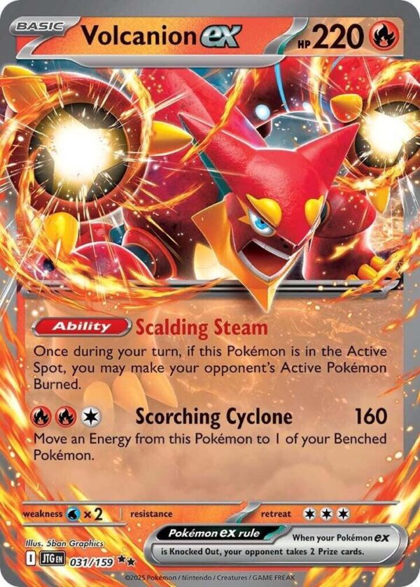 Volcanion ex 031/159 Holofoil SV09: Journey Together Volcanion ex 031/159 Holofoil SV09: Journey Together