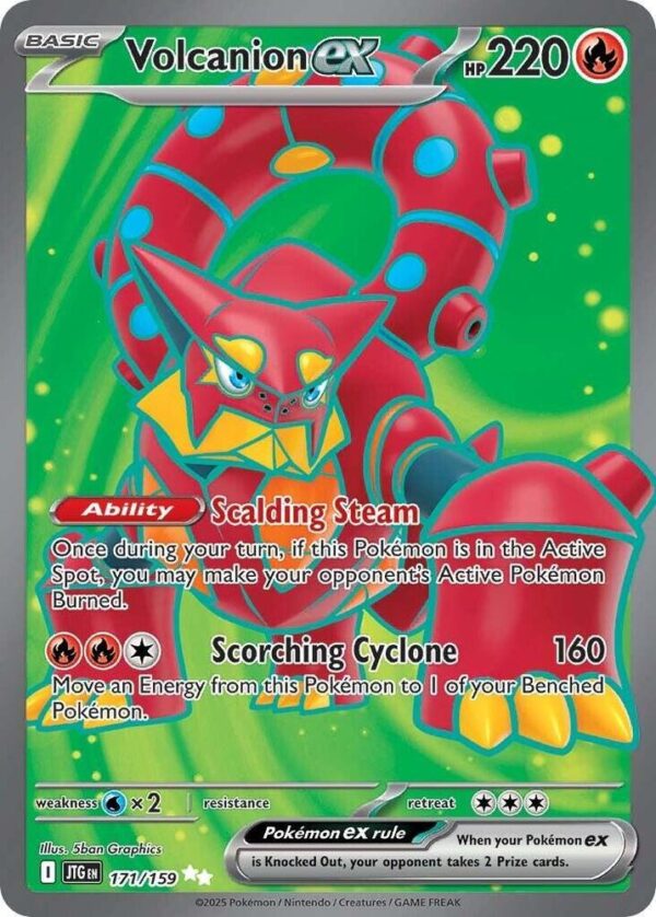 Volcanion ex 171/159 Holofoil SV09: Journey Together