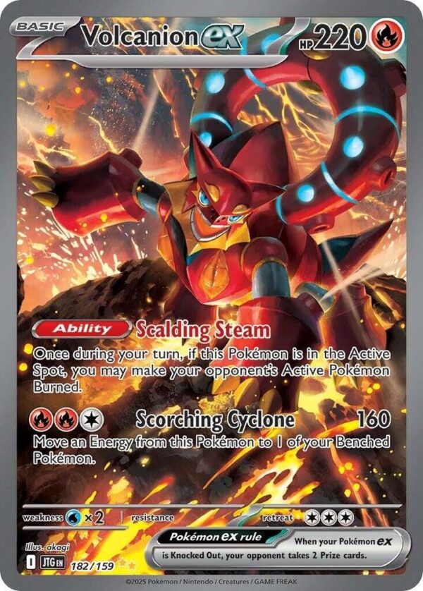 Volcanion ex 182/159 Holofoil SV09: Journey Together