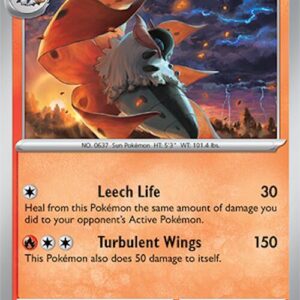 Volcarona 025/191 Reverse Holofoil SV08: Surging Sparks