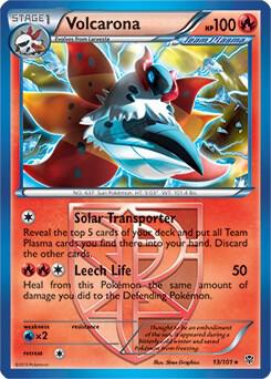 Volcarona 13/101 (BW Plasma Blast) 013/101 Holofoil Deck Exclusives