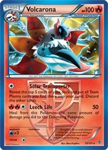 Volcarona | 13/101 (BW Plasma Blast) | 013/101 | Holofoil | Deck Exclusives