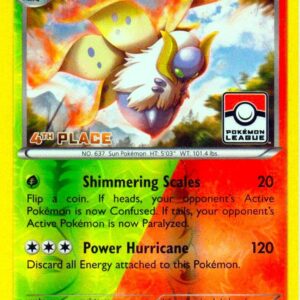 Volcarona 15/114 (Pokemon League) [4th Place] 015/114 Reverse Holofoil League & Championship Cards