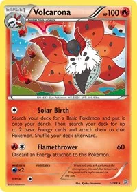 Volcarona (17) | 17/98 | Reverse Holofoil | XY - Ancient Origins