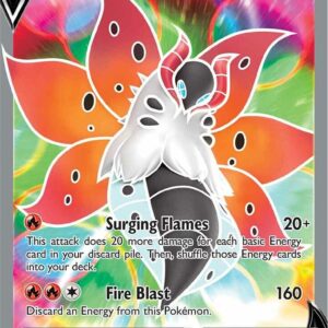 Volcarona V (Full Art) 170/203 Holofoil SWSH07: Evolving Skies Volcarona V (Full Art) 170/203 Holofoil SWSH07: Evolving Skies