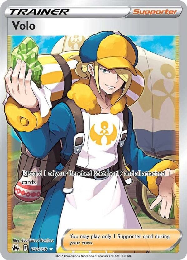 Volo (Full Art) 151/159 Holofoil Crown Zenith Volo (Full Art) 151/159 Holofoil Crown Zenith