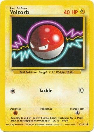 Voltorb 067/102 Normal Base Set