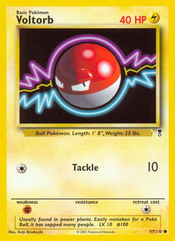 Voltorb 097/110 Reverse Holofoil Legendary Collection Voltorb 097/110 Reverse Holofoil Legendary Collection