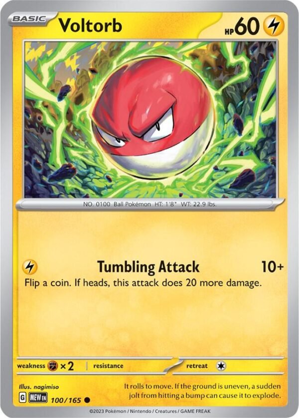 Voltorb 100/165 Normal SV: Scarlet & Violet 151 Voltorb 100/165 Normal SV: Scarlet & Violet 151