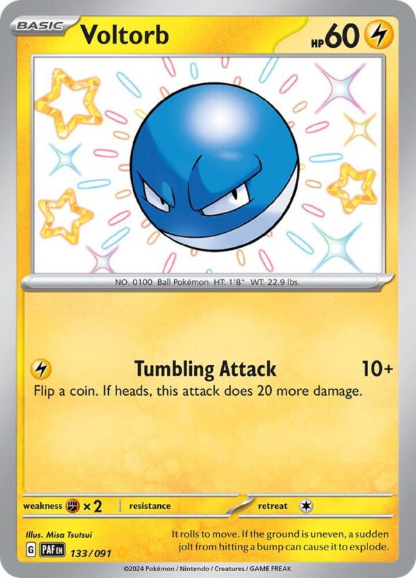 Voltorb 133/091 Holofoil SV: Paldean Fates Voltorb 133/091 Holofoil SV: Paldean Fates