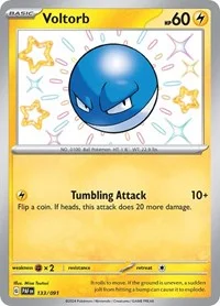 Voltorb | 133/091 | Holofoil | SV: Paldean Fates