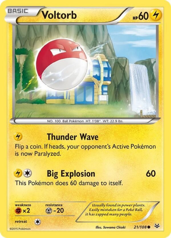 Voltorb 21/108 Normal XY – Roaring Skies Voltorb 21/108 Normal XY – Roaring Skies